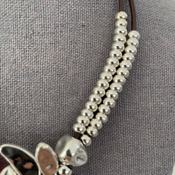 Dragonfly • Boho Necklace • Red Crystal - Picture 4 of 6